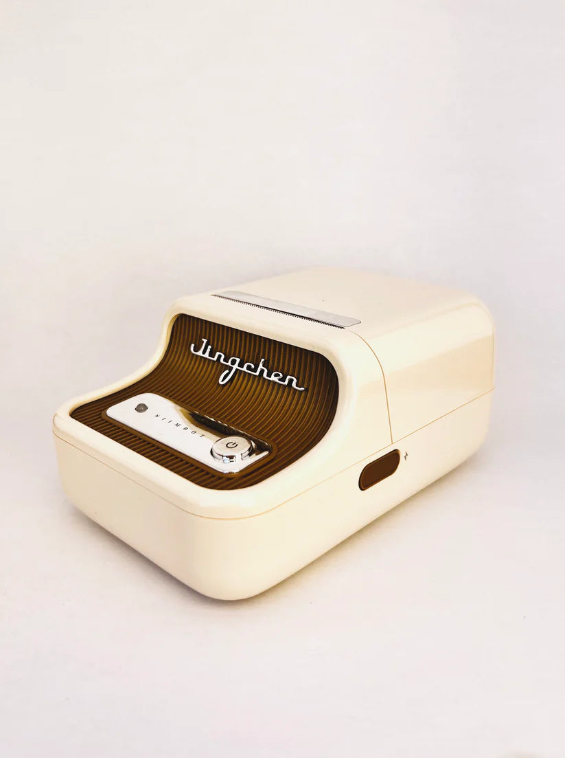 Cream Labelme Printer + FREE Roll of 230 Labels